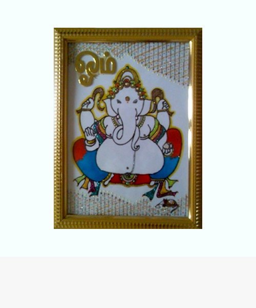 Indian Heritage - Glass paintings and sketches by Rajan