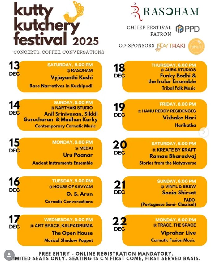 RASOHAM'S Kutty Kutchery Festival 2025